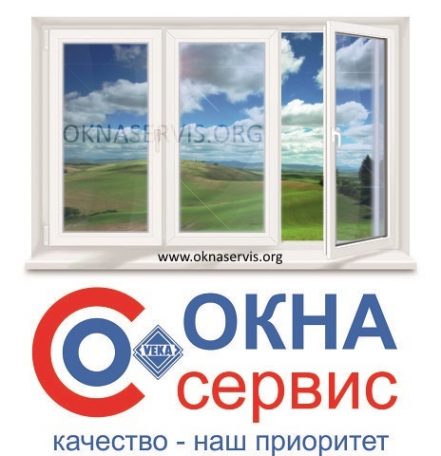 Логотип компании Компания по ремонту окон и дверей Окнасервис