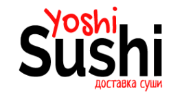 Логотип компании Yoshi Sushi