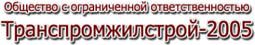 Логотип компании Транспромжилстрой-2005