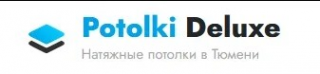 Логотип компании Potolki Deluxe